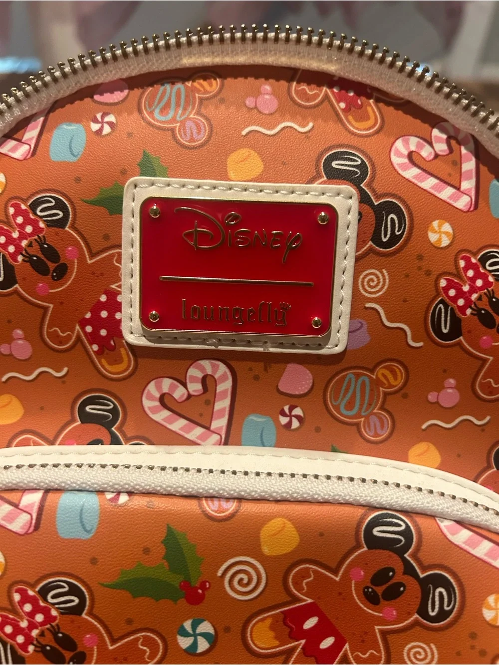 Loungefly Disney Gingerbread Minnie Mouse Mini Backpack and Ears
